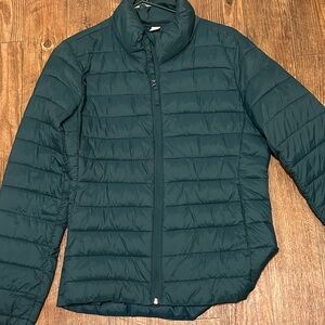 Old Navy Women's Puffer Jacket - Green